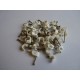 White 4mm Phone / Alarm Cable Clip